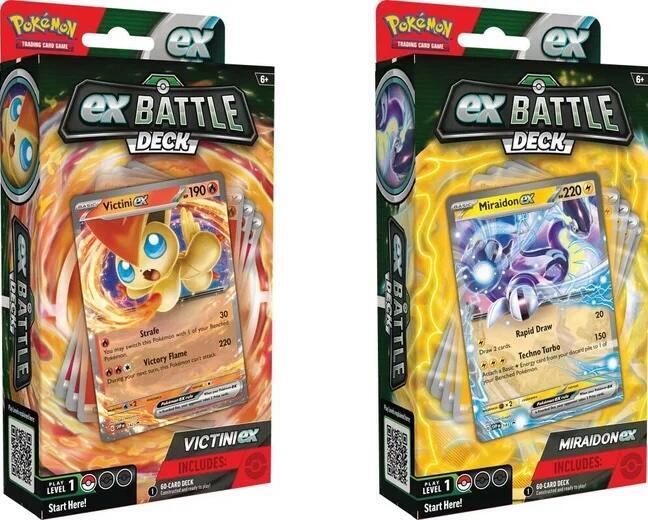 Victini ex/Miraidon ex Battle Decks [Set of 2]