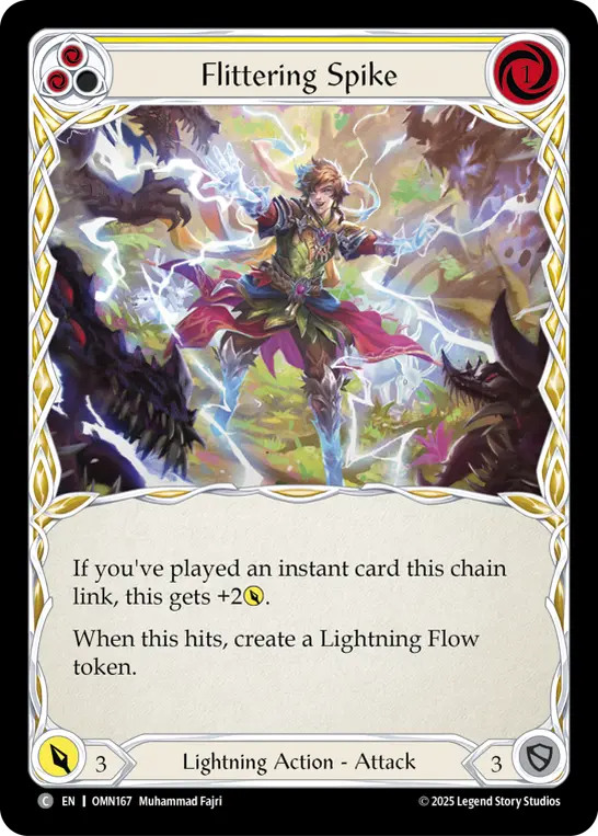 Flittering Spike (Yellow)