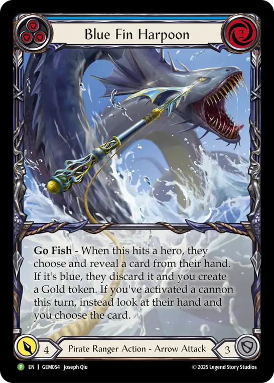 Blue Fin Harpoon (Blue)