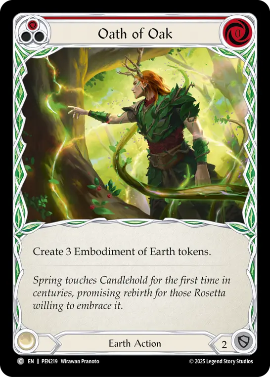 Oath of Oak (Red)