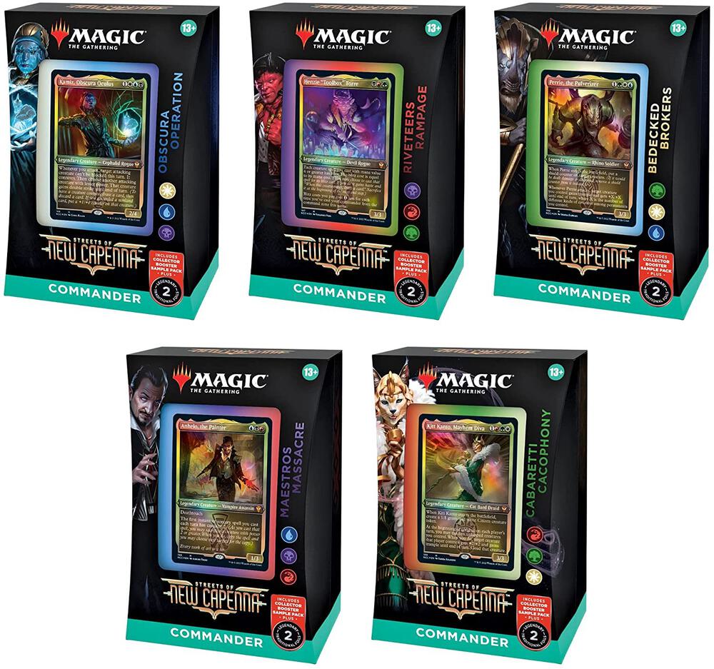 Streets of New Capenna Commander Deck Display