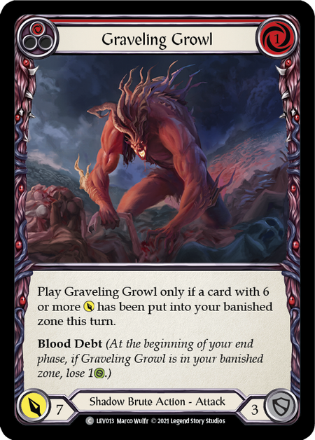 Graveling Growl (Red)