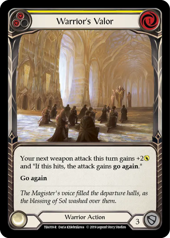 Warrior's Valor (Yellow)