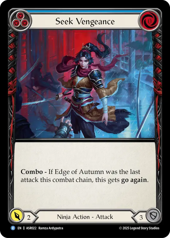 Seek Vengeance (Blue)