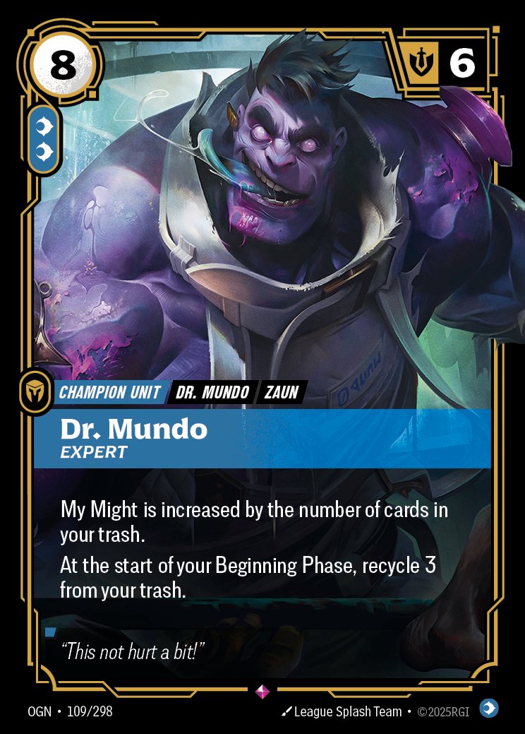 Dr. Mundo, Expert