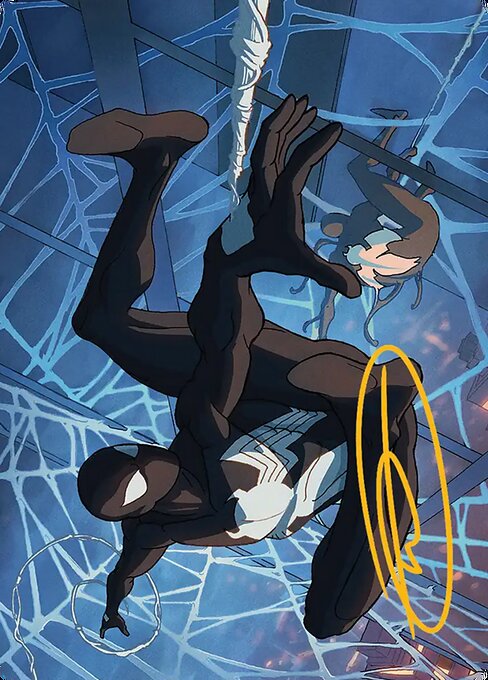 Symbiote Spider-Man Art Card