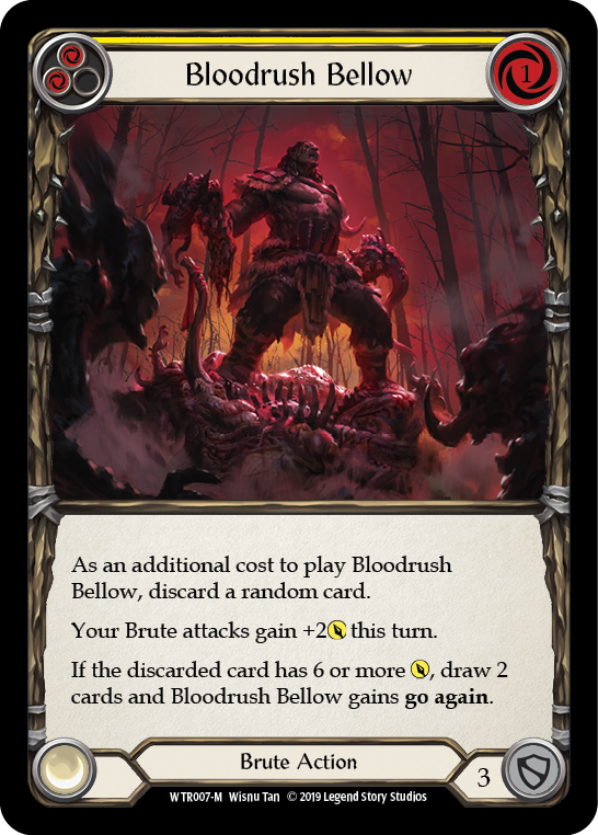 Bloodrush Bellow (Yellow)