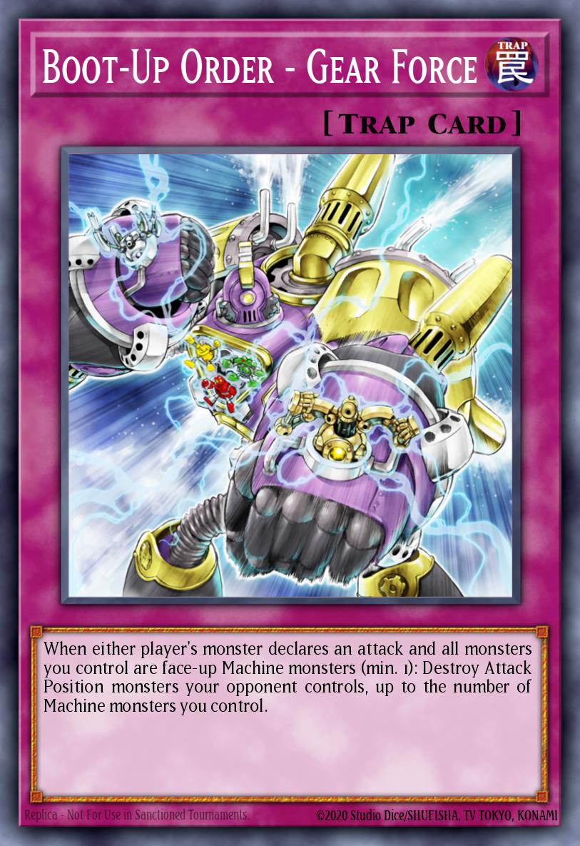 Boot-Up Order - Gear Force