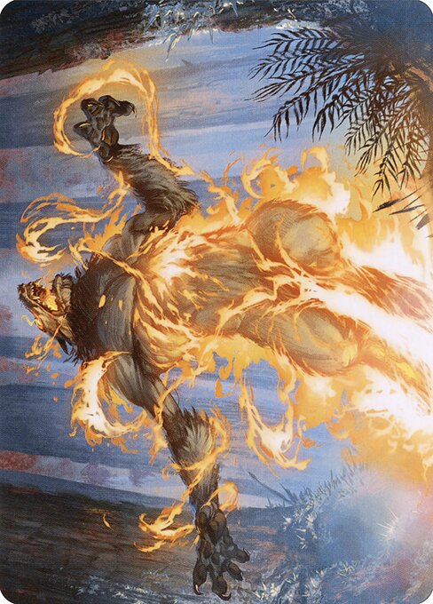 Burn the Accursed Art Card