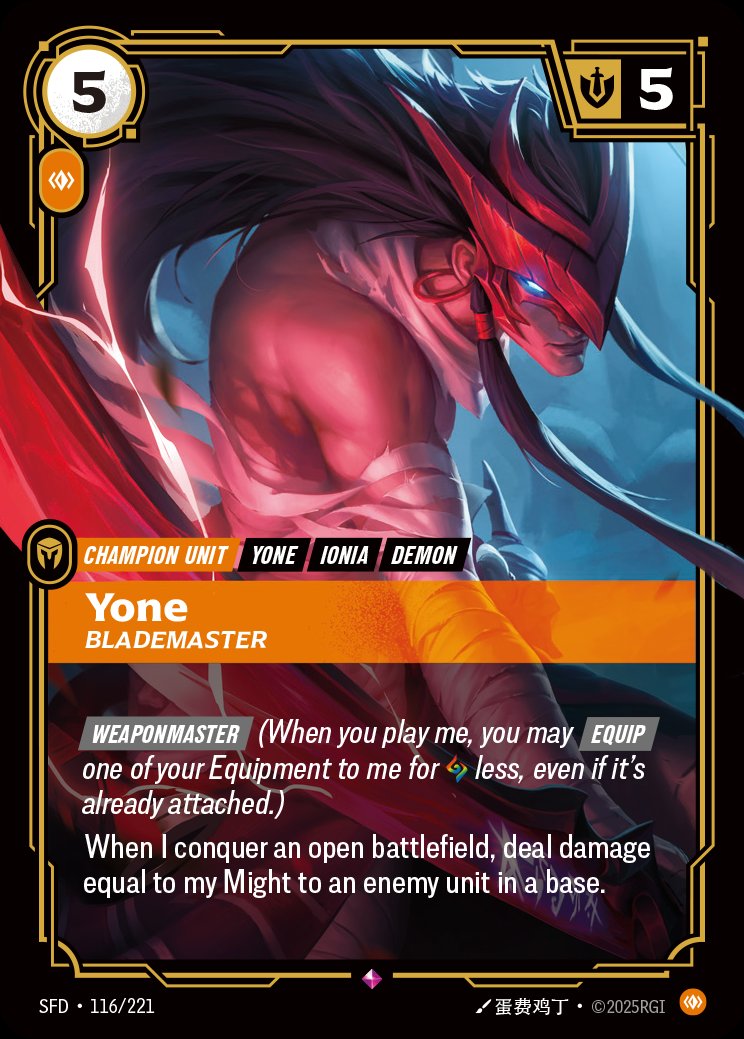 Yone, Blademaster