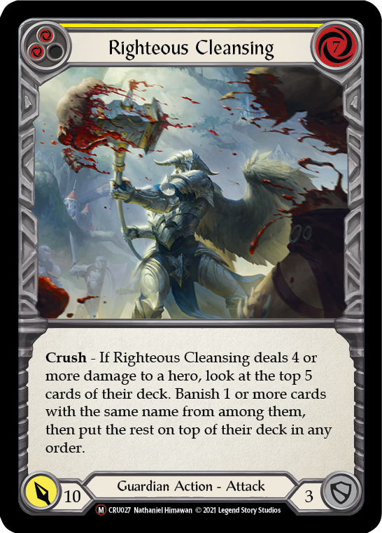 Righteous Cleansing (Yellow)