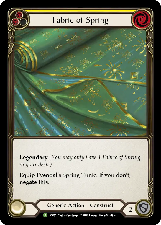 Fabric of Spring (Yellow)