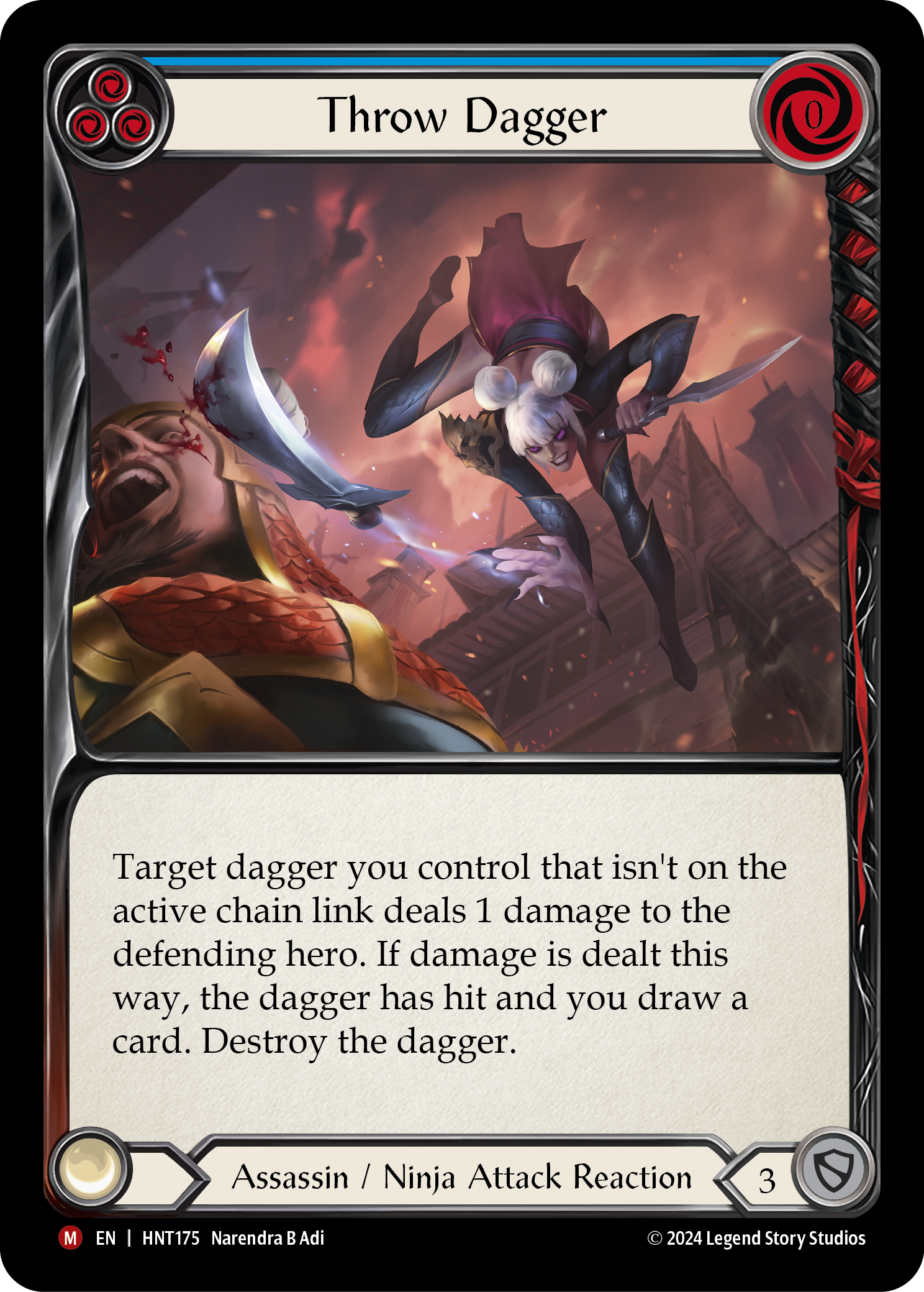 Throw Dagger (Blue)