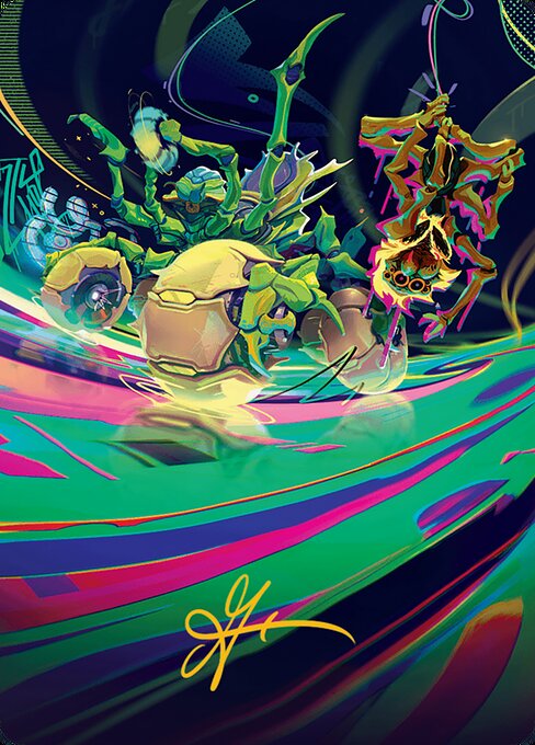 Thundering Broodwagon Art Card