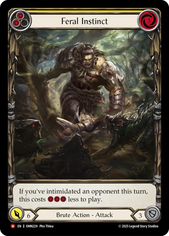Feral Instinct (Yellow)