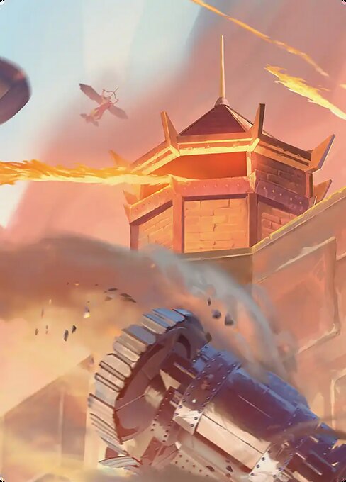 Fire Nation Turret Art Card