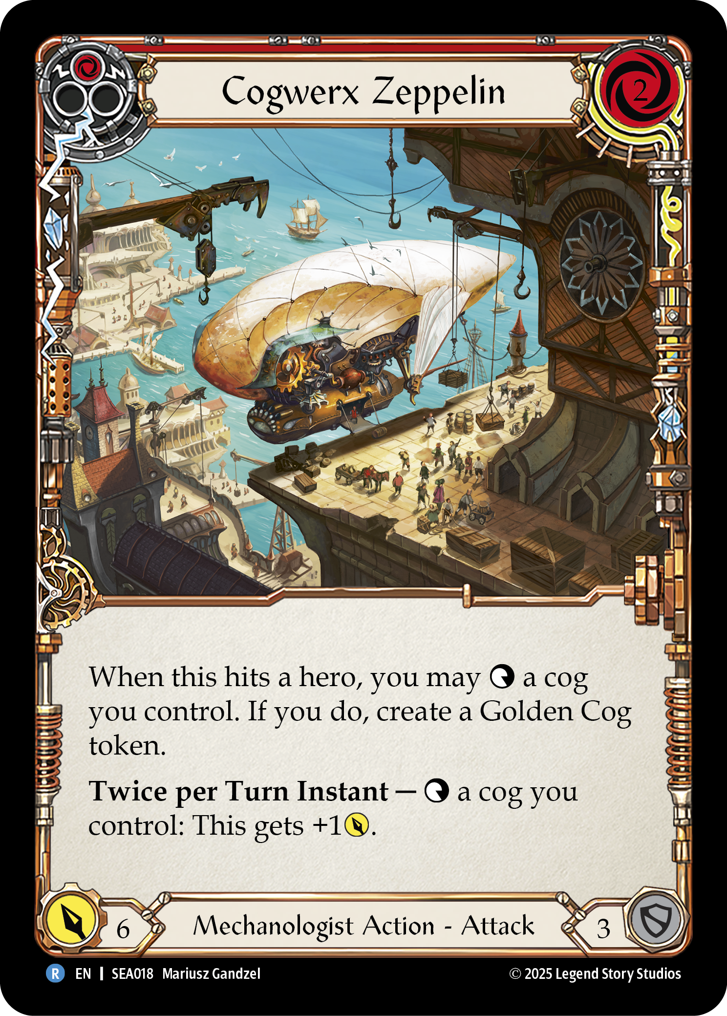 Cogwerx Zeppelin (Red)