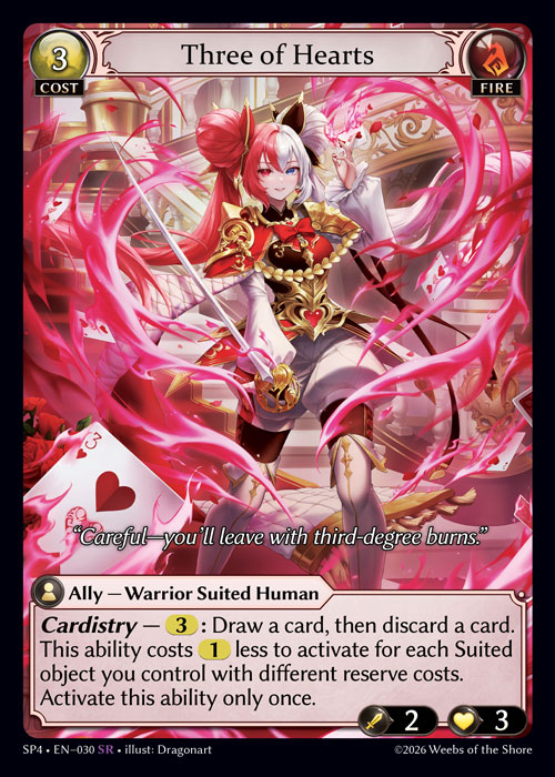 Three of Hearts
